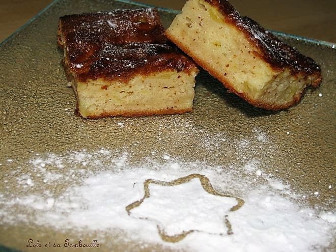 Gâteau-Clafoutis léger aux pommes et amandes