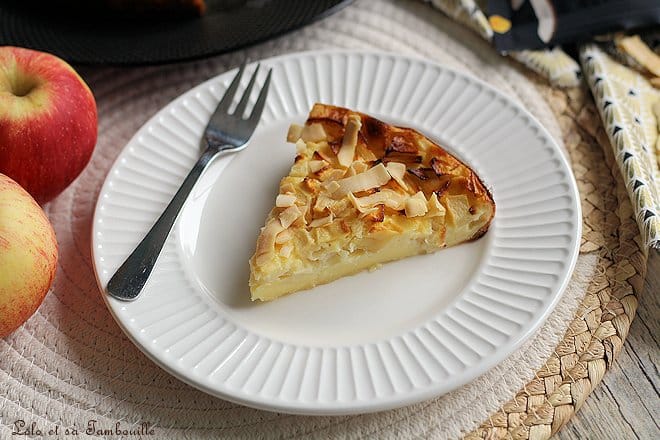 Clafoutis pommes fromage blanc