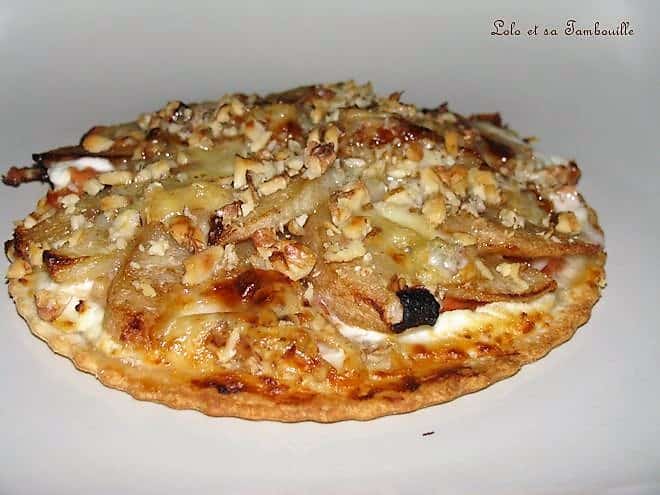 Tarte fine au chèvre