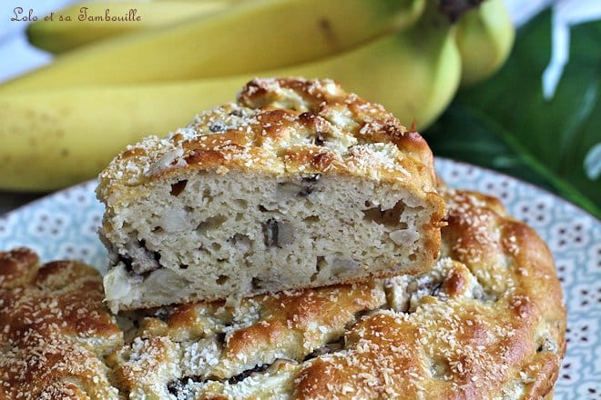 Gâteau moelleux bananes