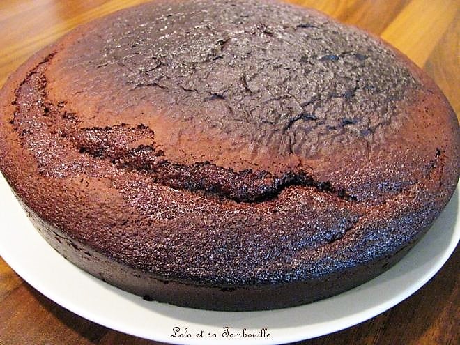 Gâteau au chocolat arôme cassis léger