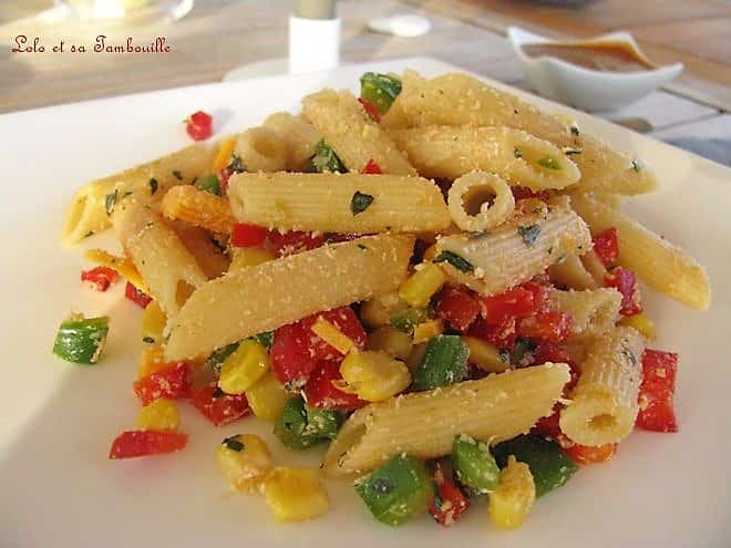 Salade tricolore à la mimolette & parmesan