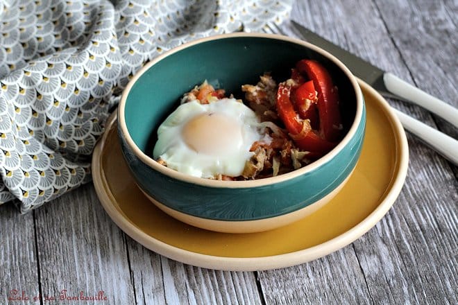 Oeufs au plat à l'andalouse