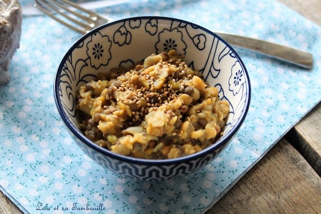 Curry de lentilles corail