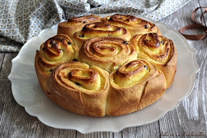 Chinois à la crème pâtissière