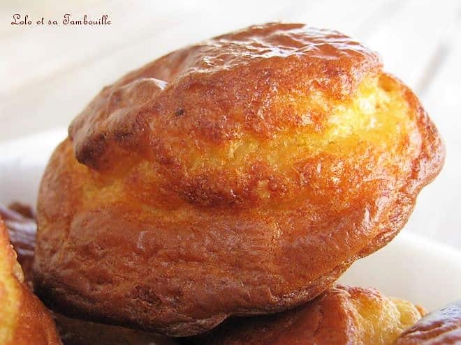 Madeleines salées au cantal