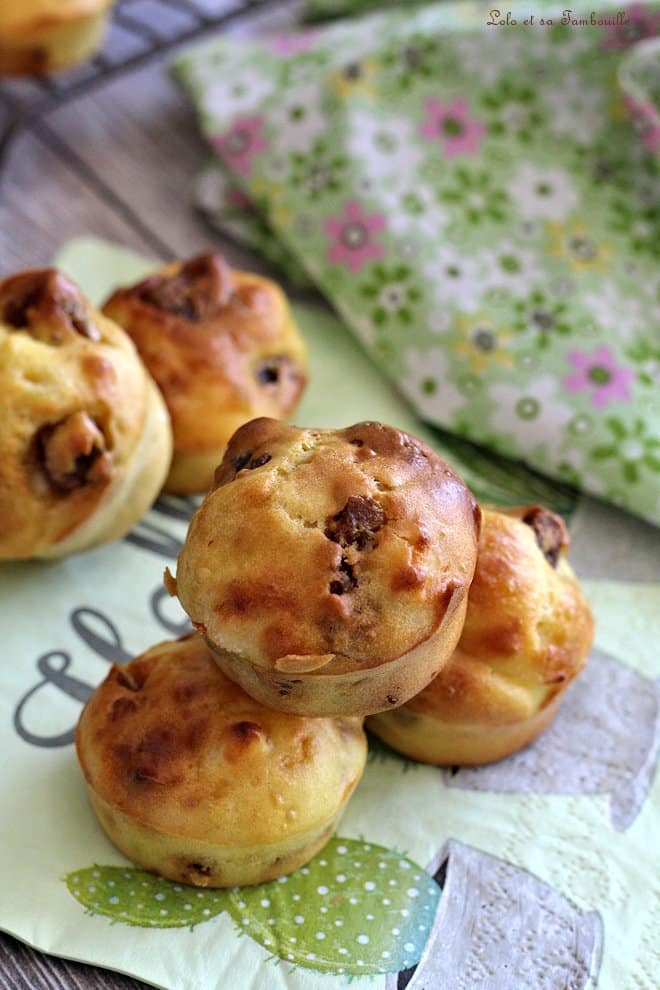 Muffins aux figues séchées & chèvre