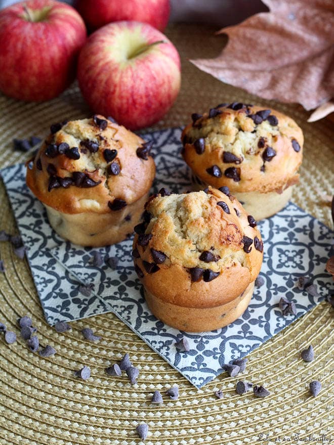 muffins pomme moelleux, muffins pomme faciles