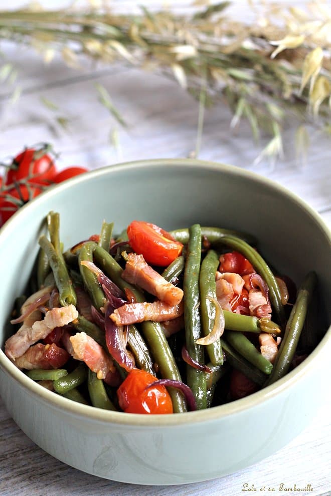 Haricots verts poêlés - Châtelaine