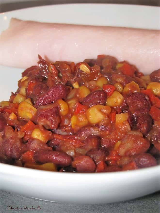 Mijoté de haricots rouge {façon chili végétarien} • Recette de Lolo et sa  tambouille