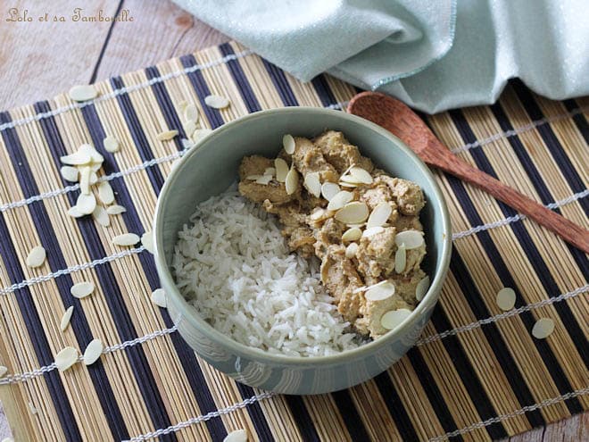 Sauté poulet amandes