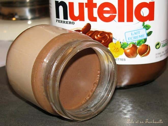 Yaourts au nutella