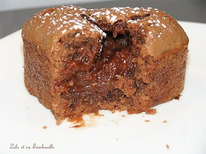 Cœurs fondants au chocolat