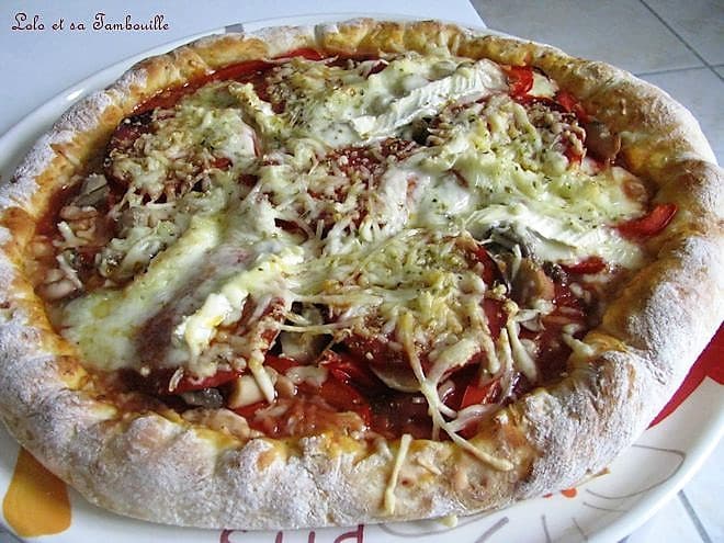 Pizza crousti-fondante