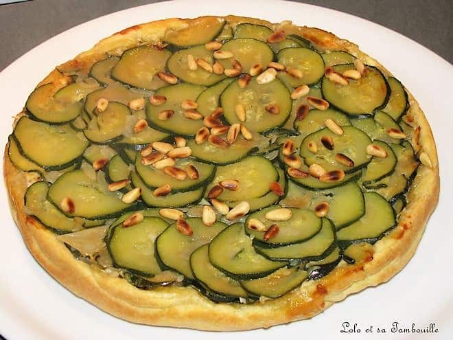 Tatin de courgettes