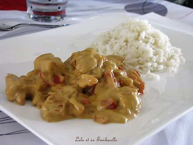 Emincés de poulet à la moutarde