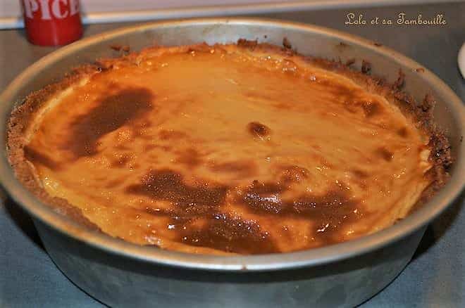 Flan pâtissier à la crème de caramel au beurre salé & spéculoos