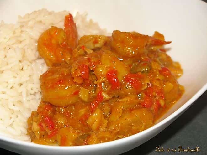 Curry de cabillaud