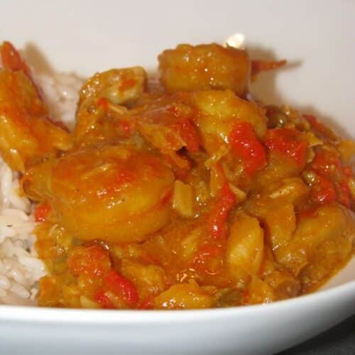 Curry de cabillaud