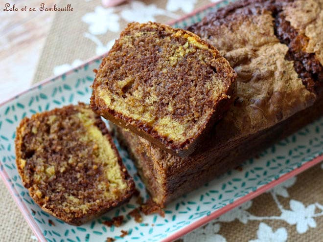 Cake à la pâte à tartiner,recette cake a la pâte à tartiner,cake fourré à la pâte à tartiner