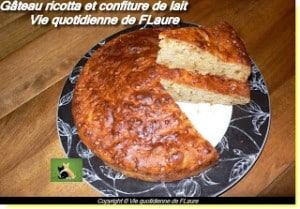 gâteau_ricotta_confiture de lait Flaure