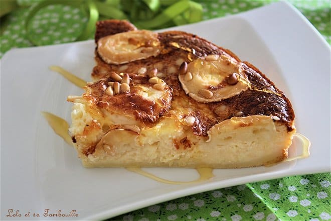 Quiche sans pâte au chèvre