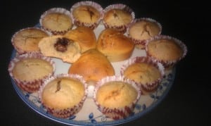 muffins au lait de coco coeur nutella sorawel
