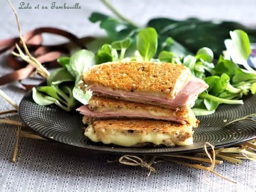 Recette de croque-monsieur au gaufrier