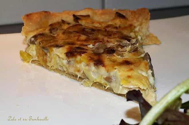 Quiche aux poireaux