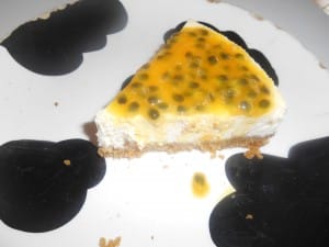 cheesecake parfait avec fruits de la passion Emilie