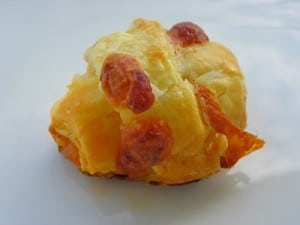 croissant-chorizo et mozzarella Minoux