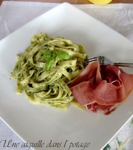 pâtes au pesto Lou