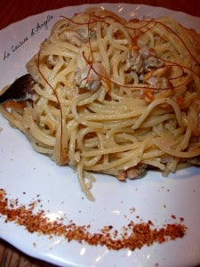 spaghettis al vongole angelle