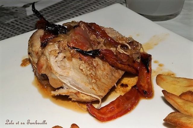 Rôti de porc au chorizo • Recette de Lolo et sa tambouille