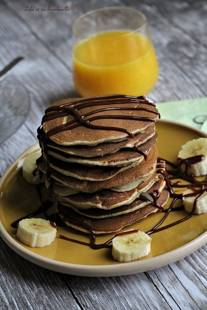 Pancakes à la banane & vanille