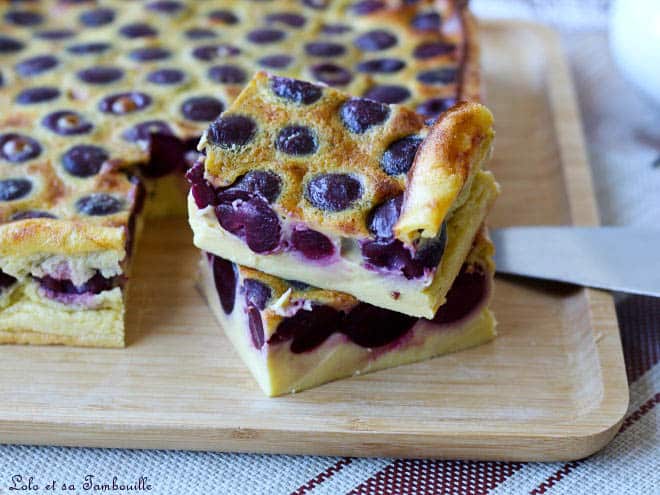 Clafoutis aux cerises de Christophe Felder,clafoutis cerises christophe felder,clafoutis cerises amandes christophe felder,clafoutis cerises recette,clafoutis cerises facile