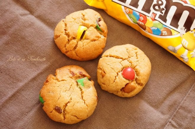 Cookies au beurre de cacahuètes & M&M's®