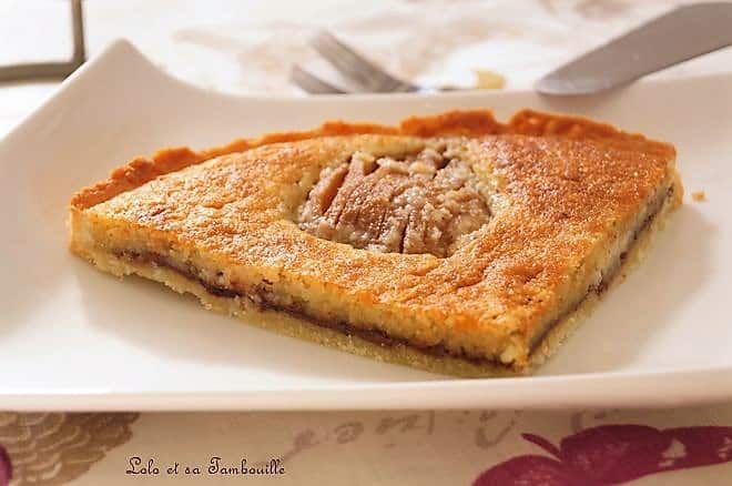 Tarte amandine aux poires