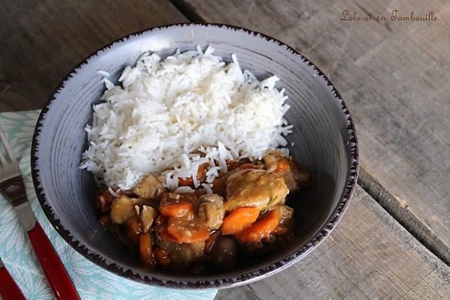 Sauté de veau aux champignons & carottes • Recette de Lolo et sa tambouille