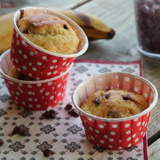 Muffins allégés bananes