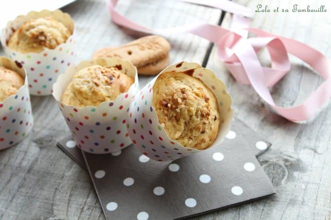 Muffins aux petits suisses & spéculoos