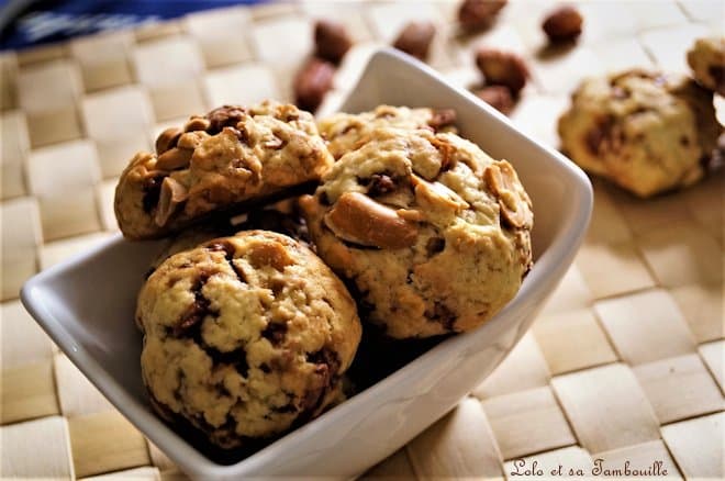 Cookies aux cacahuètes caramélisées {chouchou}