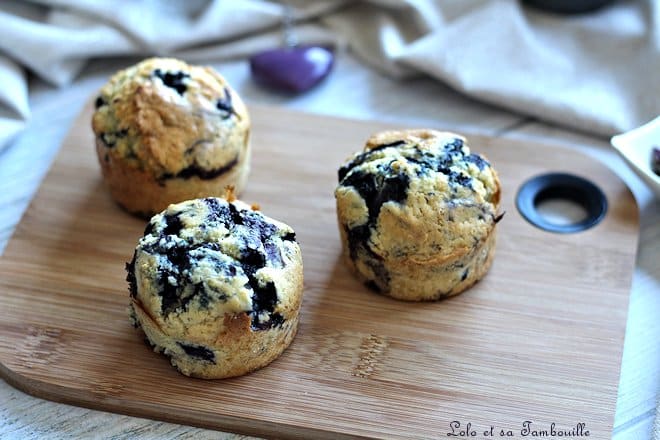 Muffins aux myrtilles