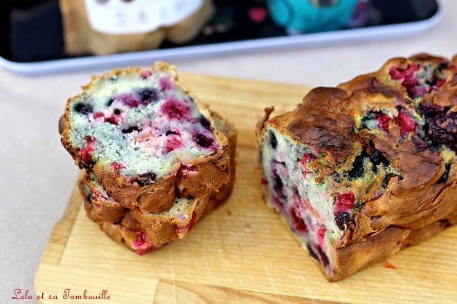 Cake fruits rouges ricotta