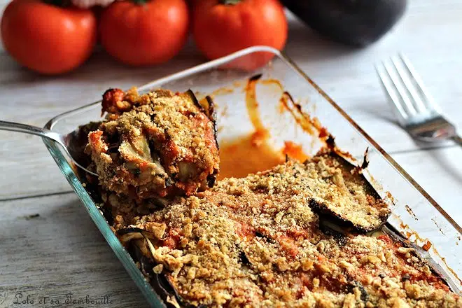 Aubergines à la parmigiana