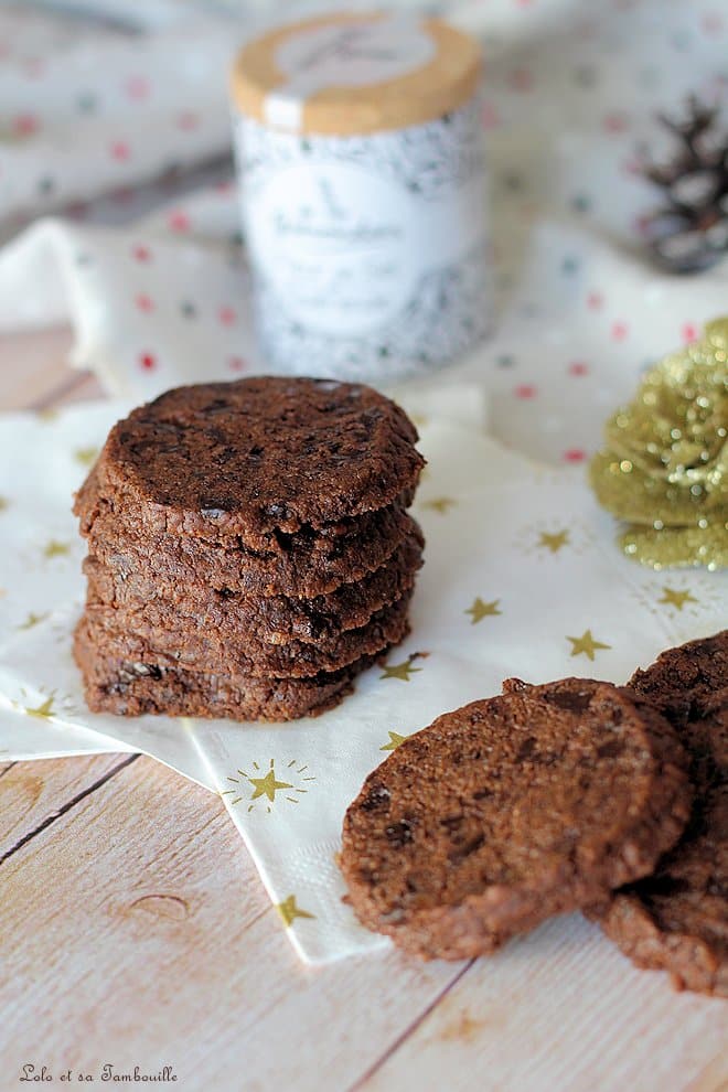Biscuits chocolat & fleur de sel {pierre Hermé]