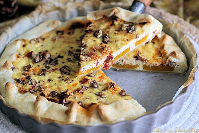 Tarte chorizo butternut