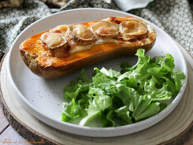 Butternut farcie chèvre