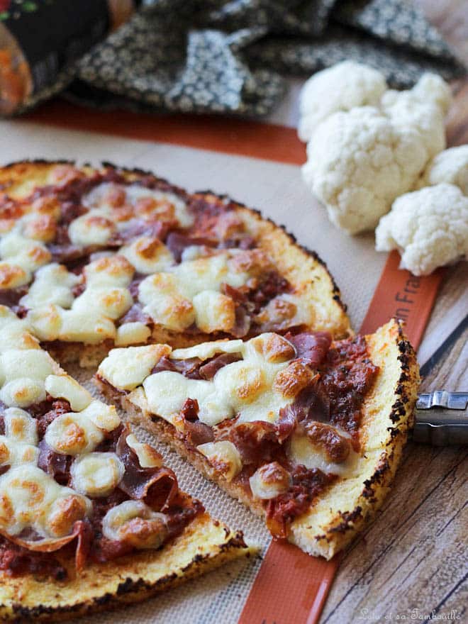 Pizza de chou-fleur