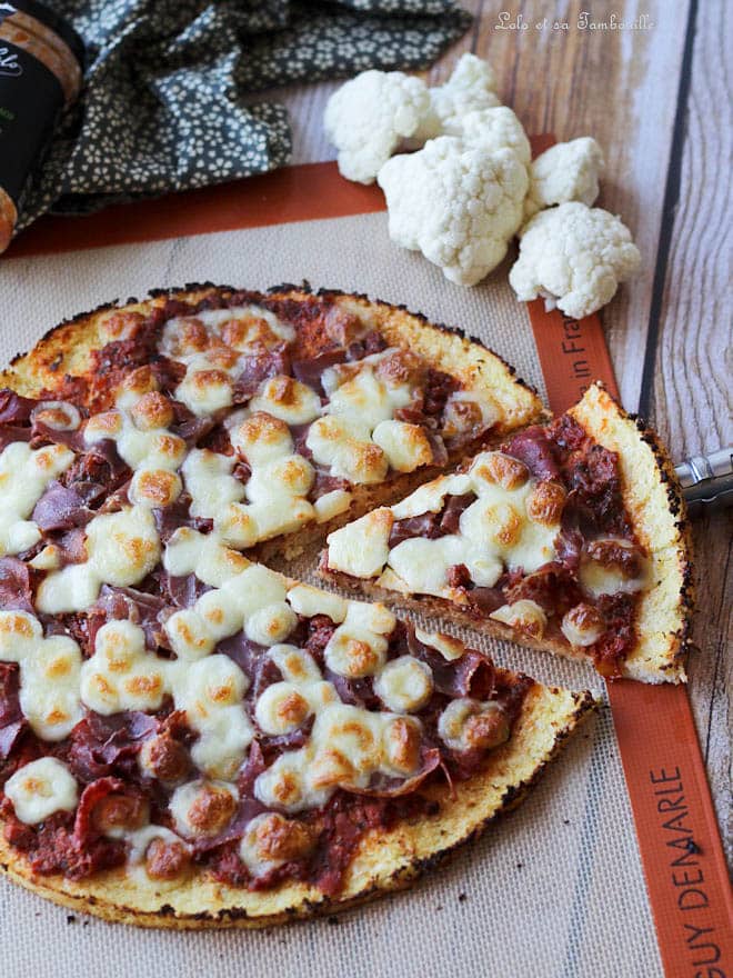 Pizza de chou-fleur